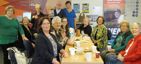 Dr Starck with Jane Austen fan club members